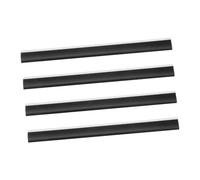 COLLBATH Dustpan Edge Bar 4 Pcs Rubber Strip Replacement for Dustpan Edge Cleaning Pressing Trim Construction