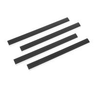 COLLBATH Dustpan Rubber Edge Replacement 4pcs 26cm Resilient Rubber Lips Compatible with Cleaning Implements Dustpan Accessories for Home Use