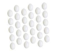 COLLBATH Egg Decorations 30pcs Solid Fake Pigeon Eggs for Home Garden Decorations