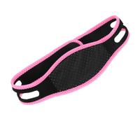 COLLBATH Elastic Face Lifting Belt for Women and Thin Face Strap Supports Jaw and Chin Slimming V-shape Masseter Muscle Trainer in Black and Pink Facial Skin Firming and Snore Prevention
