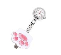 COLLBATH Electronic Cat Paw Nurse Watch Luminous Pocket Watch for Doctors Nurses Stylish Portable