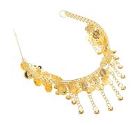 COLLBATH Elegant Belly Dancer Head Chain Lightweight Performance Headdress Shimmering Festival Hair Ornament for Women Artistic Dance Accessories to Enhance Costume and