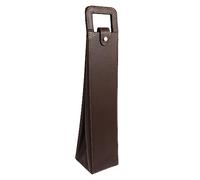 COLLBATH Elegant Reusable Leather Wine Bag Stylish Tote Carrier for Wine Storage and Present for Events and Outdoor Gatherings