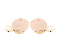 COLLBATH Embellished Rose Flower Button Covers Cufflinks Floral Sleeve Jewelry Accessories for Formal Dress Shirts Women Wedding Party