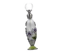 COLLBATH Essential Oil Bottle Vintage Painted Glass Refillable Perfume Sample Container for Household Aromatherapy Chic Design for Personal Use Gifting