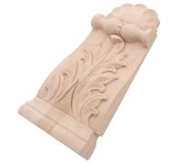COLLBATH European Wood Carved Applique Corbel Solid Wood Hand-carved Onlay for Furniture and Ceiling Decor Vintage Style Wall Panel Accent for Elegant Indoor Spaces