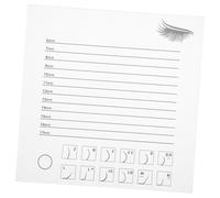 COLLBATH False Eyelash Holder Board Acrylic Display Tray for Eyelash Grafting and Extension Storage Transparent Large Smooth Edges for Beauty Salon and Home Use