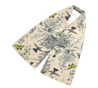 COLLBATH Fashionable and Portable Dining Scarf with Polyester Material Reusable Clothing Protector Tabards for Women Elegant Adult Bib Dining Table Scarf to Prevent Spills and Stains