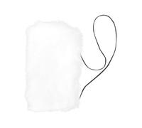 COLLBATH Faux Fur Hand Muffs Women Winter Comfortable Hand Warmer Muff for Party and Prom White