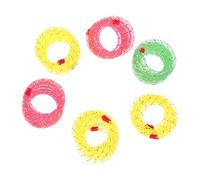 COLLBATH Flexible Cat Spring Toys Set 6 Pieces Kitten Teaser for Fun Time Mental Stimulation Random