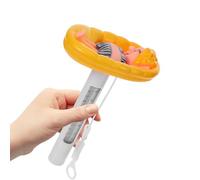 COLLBATH Floating Cartoon Pool Thermometer with Rope, Resistant Water Temperature Gauge for Swimming Pools and Outdoor Water Gardens, Easy-to-read Measurement Tool