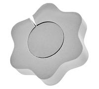 COLLBATH Flower-Shaped Absorbent Kitchen Sponge Non-Scratch Countertop Cleaner for Sink Faucet Bathroom Mirror Rapid Water Absorption and Easy Use Stylish Grey