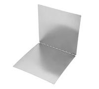 COLLBATH Foldable Stainless Steel Oil Splatter Baffle Kitchen Protective Plate 30cm x 40cm Heat-Resistant Splash Guard for Gas Stove Cooking