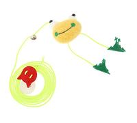 COLLBATH Funny Cat Stuffy Cat Teasing Cat Treat Moving Plush Cat Basket Cat Products Kitten Cat Decor Litter Cat Supplies Elastic Rope