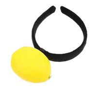 COLLBATH Funny Plush Lemon Headband Costume Hair Accessory Realistic Fruit Dress Up Headpiece for Birthday Christmas Holiday Party Supplies