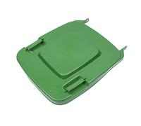 COLLBATH Garbage Can Lid Large Waste Bin Lid Plastic Cover 240L Sturdy Prevents Water Pooling Green Replacement for Environmental Sanitation and Restaurants