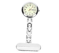 COLLBATH Glow-in-The-Dark Pocket Watch Keychain Men Vintage Watch Clip Night Light Wedding Dad Day Key Ring Simple Design