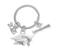 COLLBATH Graduate Keychain 2025 Stylish Keychain Grad Cap Charm Zinc Alloy Graduation Present
