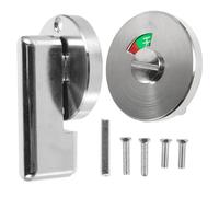 COLLBATH Green Red Indicator Bathroom Door Lock Privacy Bolt Lock for Public Restroom Cubicle Occupied Sign for Toilet Shower and Use for Offices Malls