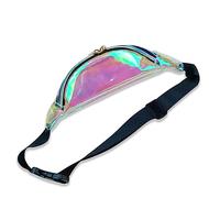 COLLBATH Gym Bag PVC Holographic Waist Bag Fashion Sports Pouch Small Travel Pouch Multi-Function Cosmetic Bag