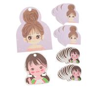 COLLBATH Hair Clip Display Cards Paper Organizing Cardboard Hair Bow Holder 150pcs for Displaying Sizes Portable and Suitable for Trade Shows and Events