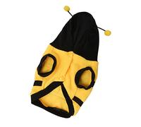 COLLBATH Halloween Pet Costume Bee Transformation Dog Apparel Small Puppy Comfortable and Breathable Material