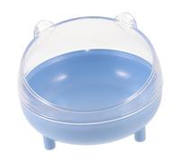 COLLBATH Hamster Bath Container Hamster Toilet Hamster Multi Chamber Hide Chinchilla Bath Pet Bathroom Litter Locker Chinchilla Dust Chinchilla Sand House Small Tub Bathing Random Color
