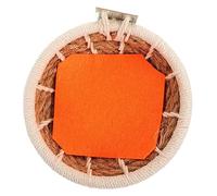 COLLBATH Hand Woven Bird Nest Warm and Durable Outdoor Birdhouse Cozy Breeding Nest for Garden Birds Breathable Material Rustic Design for Nature Lovers Random Color