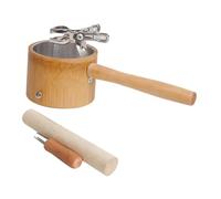 COLLBATH Handheld Moxa Stick Burner Tool Bamboo Moxibustion Holder for Neck Back Abdomen Acupuncture Points with Ergonomic Non-Slip Grip