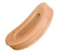 COLLBATH Handheld Wooden Massager with Four Deep Grooves for Neck Shoulder and Back Small Practical Wood Massage Tool for Acupoint Pressure and Skin Health Maintenance