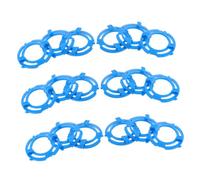 COLLBATH Head Blade Holder 18pcs Head Retaining Ring for S5000 Series Electric Rotary, Easy to Replace Plastic Accessory for Daily Grooming