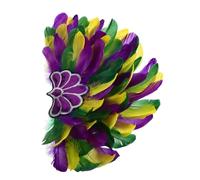 COLLBATH Headband Carnival Design Sequin Party Headdress Plume for Boho Costumes
