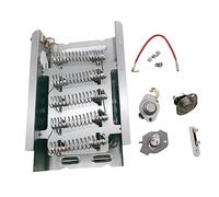 COLLBATH Heating Element Replacement for Dryer Thermostat 279838/3392519/3977393/3387134 Abs Stainless Steel Copper Easy Install Energy Saving