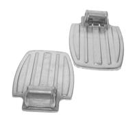 COLLBATH Heavy Duty Wheelchair Footrest Ergonomic Iron Foot Pedal Replacement Footplate for Hospital Nursing Home Use