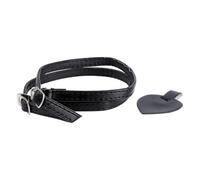 COLLBATH High Heel Liners and Detachable Ankle Straps Pu Shoelaces Anti-Drop Heel Cushions for Women Comfortable Shoe Accessories Matte Black One Size 2pcs Set