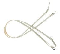 COLLBATH High Heel Shoe Straps Cross Ankle Straps Faux Leather Gold | Anti-drop Shoelace, Adhesive Attachment with Metal Buckles, Chic Fit Adjustment for Office Wear and Walking