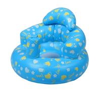 COLLBATH Inflatable Bath Chair for Sitting up Portable Boy Girl Bath Seat Non-Slip Support for Bathtub Floor Use Blow up Chair Seat