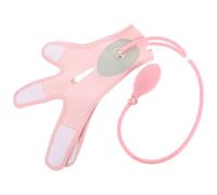 COLLBATH Inflatable Face Lifting Strap for Women, Pink V-shaped Slimming Band with Double Chin Correction, Skin Firming and Tightening Mask for Facial Contouring and Neck Care