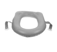 COLLBATH Inflatable Toilet Seat Cushion for Seniors Portable Soft PVC Commode Pad with Nonslip Suction Cups Travel-Friendly Lightweight Shower Chair Cushion Fit Padded Commode Seat for