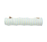COLLBATH Interactive Cat Tunnel with Crinkle Sound, Striped Ears Design, Foldable Indoor Kitten Play Tube for Hiding and Sleeping, Pet Cat Tunnel for Active Exploration