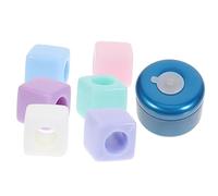 COLLBATH Interactive Parrot Toy Set Small Jar Blocks for Parrots Intelligence Training Plaything for Canary Toys African Grey Budgie