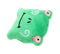 COLLBATH Interactive Plush Frog Cube Cat Toy Crinkle Paper for Indoor Cats Engaging Chew Toy to Hunting Instincts and Alleviate Loneliness Cute Design for Playtime Fun
