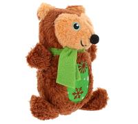 COLLBATH Interactive Squeaky Bear Dog Toy Plush Molar Toy for Puppies Medium Dogs Non-breaking Material Easy to Clean