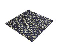 COLLBATH Japanese Style Furoshiki Wrapping Cloth Blue Meal Packing Handkerchief for Lunch Boxes and Household Use Decorative Japanese Patterned for Picnic Work and Party