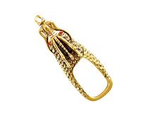 COLLBATH Keychain Accessories Delicate Dragon Head Keychain with Rhinestones Chic Waist Key Clasp for Hanging Decor and Key Organization Modern Key Hook