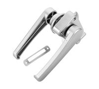 COLLBATH Keyless Rv Door Lock Latch with Double Paddle Handle Compact Privacy Lock for Bathroom Trailer Camper and Cabin Doors Heavy Duty Space-Saving Hardware with Inner and Outer Locking