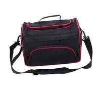 COLLBATH Large Capacity Hairdressing Carrying Bag with Shoulder Strap Multi-Compartment Hairdresser Tool Organizer for Scissors and Hair Dryer Storage Portable and Protective Toiletry