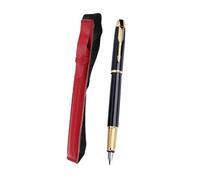 COLLBATH Leather Stylus Pen Cover with Elastic Belt for Pencil Protective Capacitive Touch Screen Pencil Case Holder Scratch-Resistant Travel Accessory in Red Convenient Clip for Pocket Use