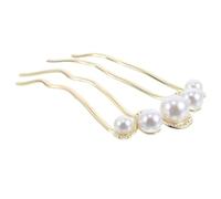 COLLBATH Lightweight Metal Hair Fork with Secure Fourprong Design, Golden Decorative Hair Clip for Women, Vintage Hairstyle Bun Accessory Suitable for Weddings and Everyday Styling