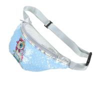 COLLBATH Lightweight Sequin Waist Pack Unicorn Shoulder Bag Adjustable for Girls Fashionable Crossbody for All Occasions